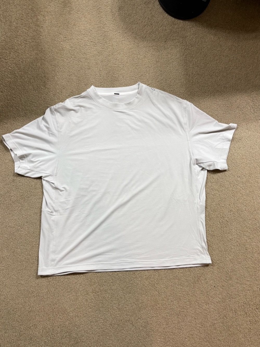 lululemon athletica light gray  Short Sleeve Crew Tee